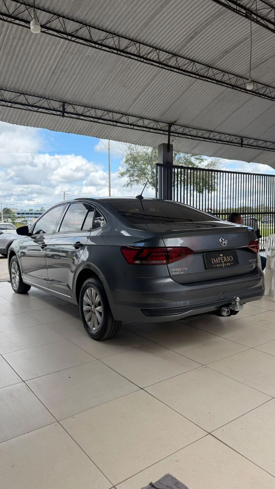 VolksWagen VIRTUS 2022, cor cinza, foto 8 de 8